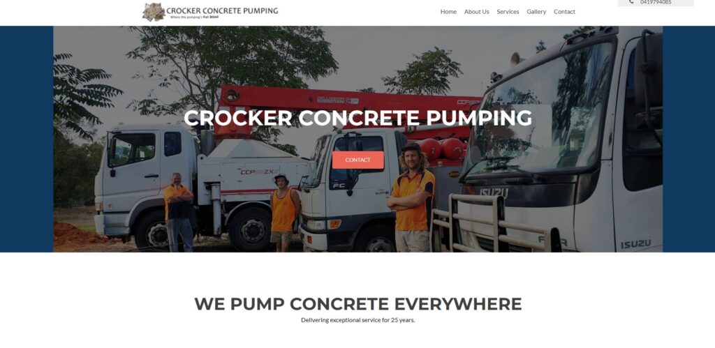 crocker concrete pumping melbourne