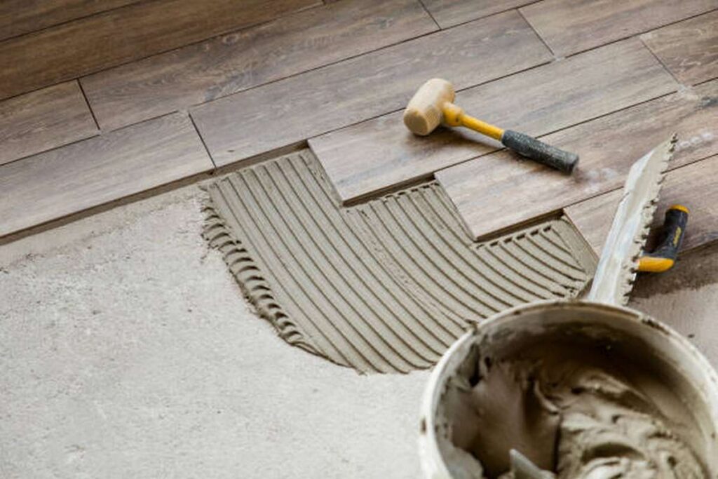 how to do tiling on the floor