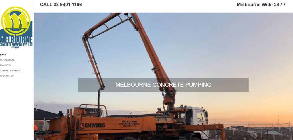 melbourne concrete pumping