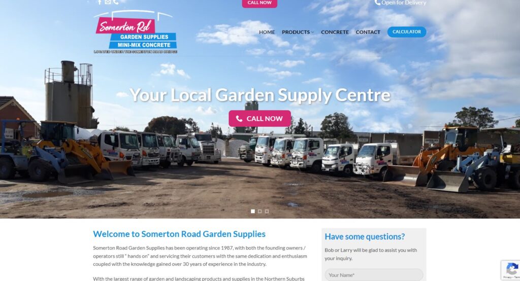 somerton road garden supplies concreting pumping providers melbourne