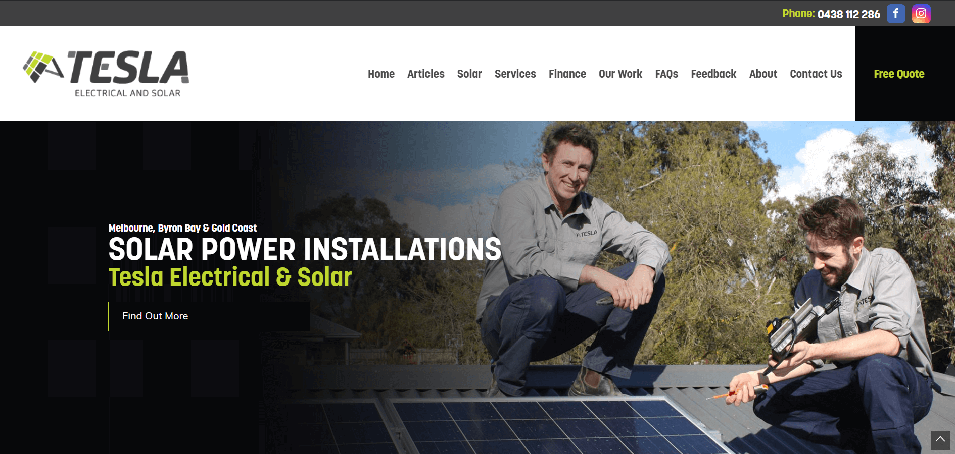 tesla electrical and solar