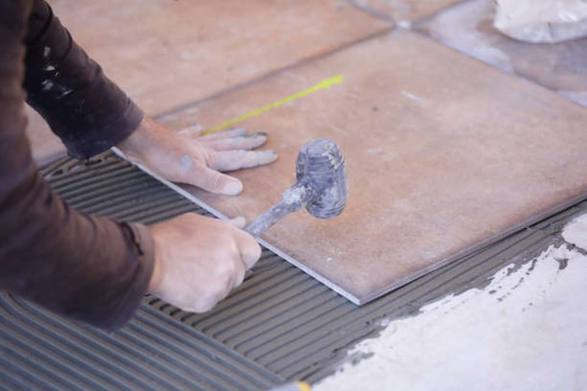 ceramic tiles installation
